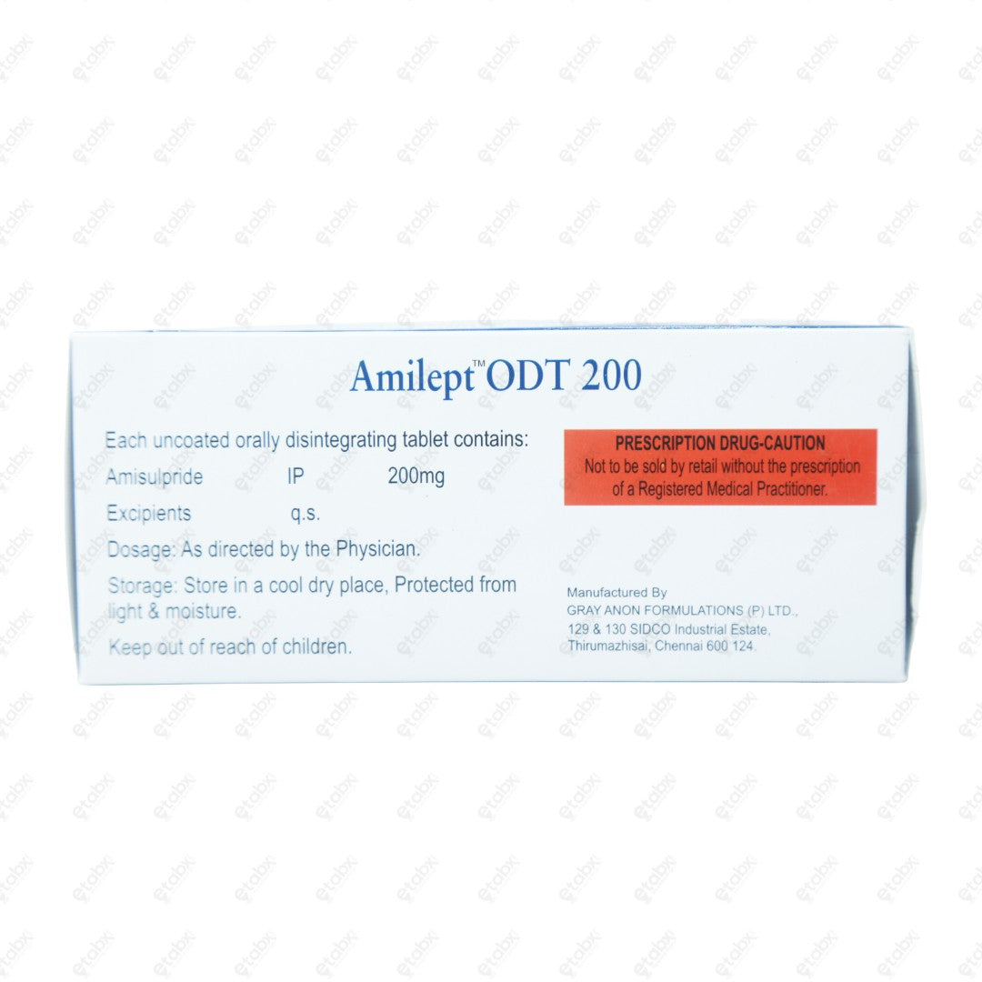 Amilept ODT 200 Tablet 10's