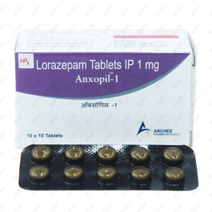 Anxopil 1mg Tablet 10's