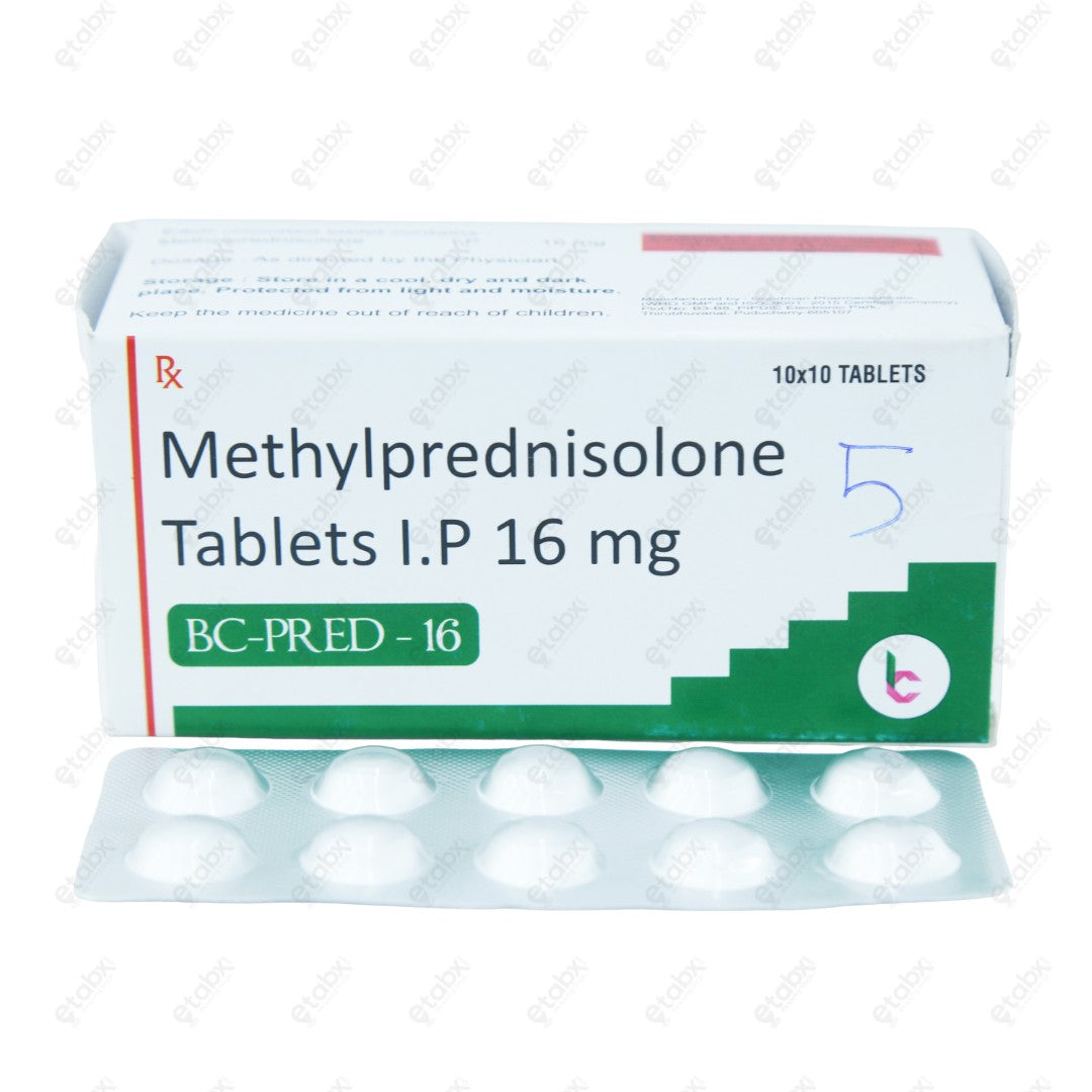 BC Pred 16mg Tablets 10'S