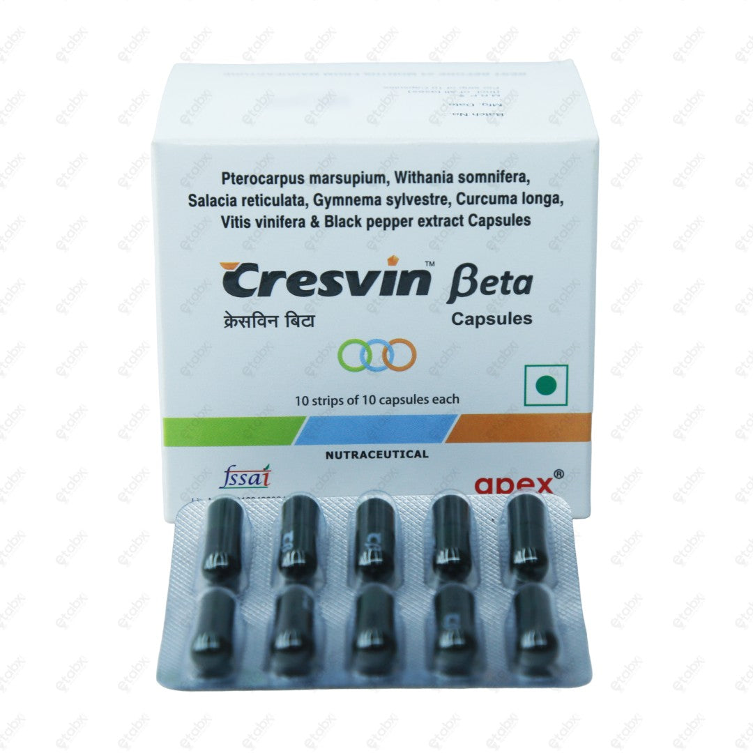 Cresvin Beta Capsules 10's
