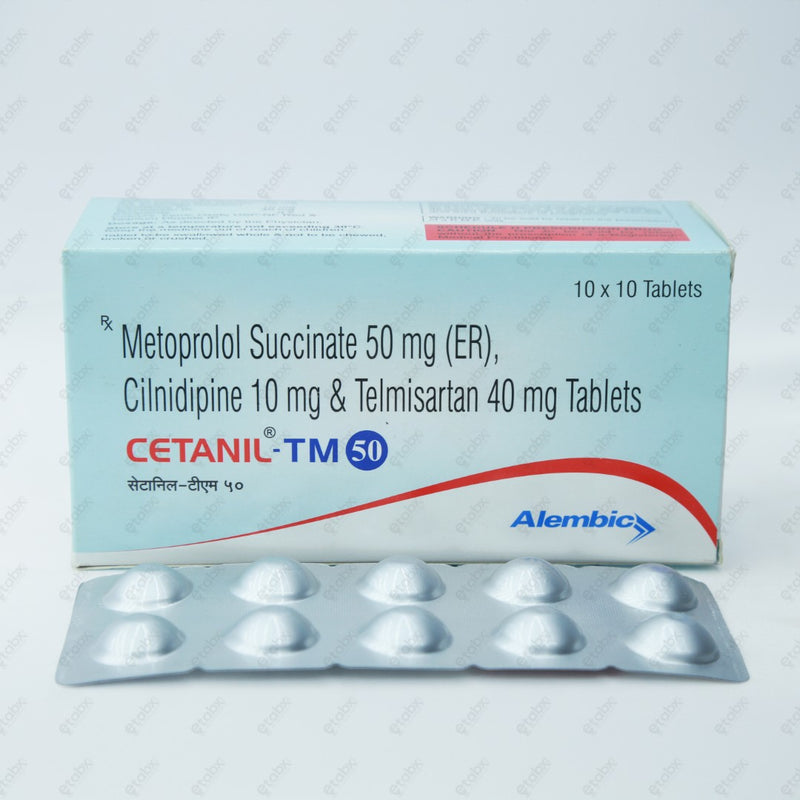 CETANIL TM 50MG Tablet 10's