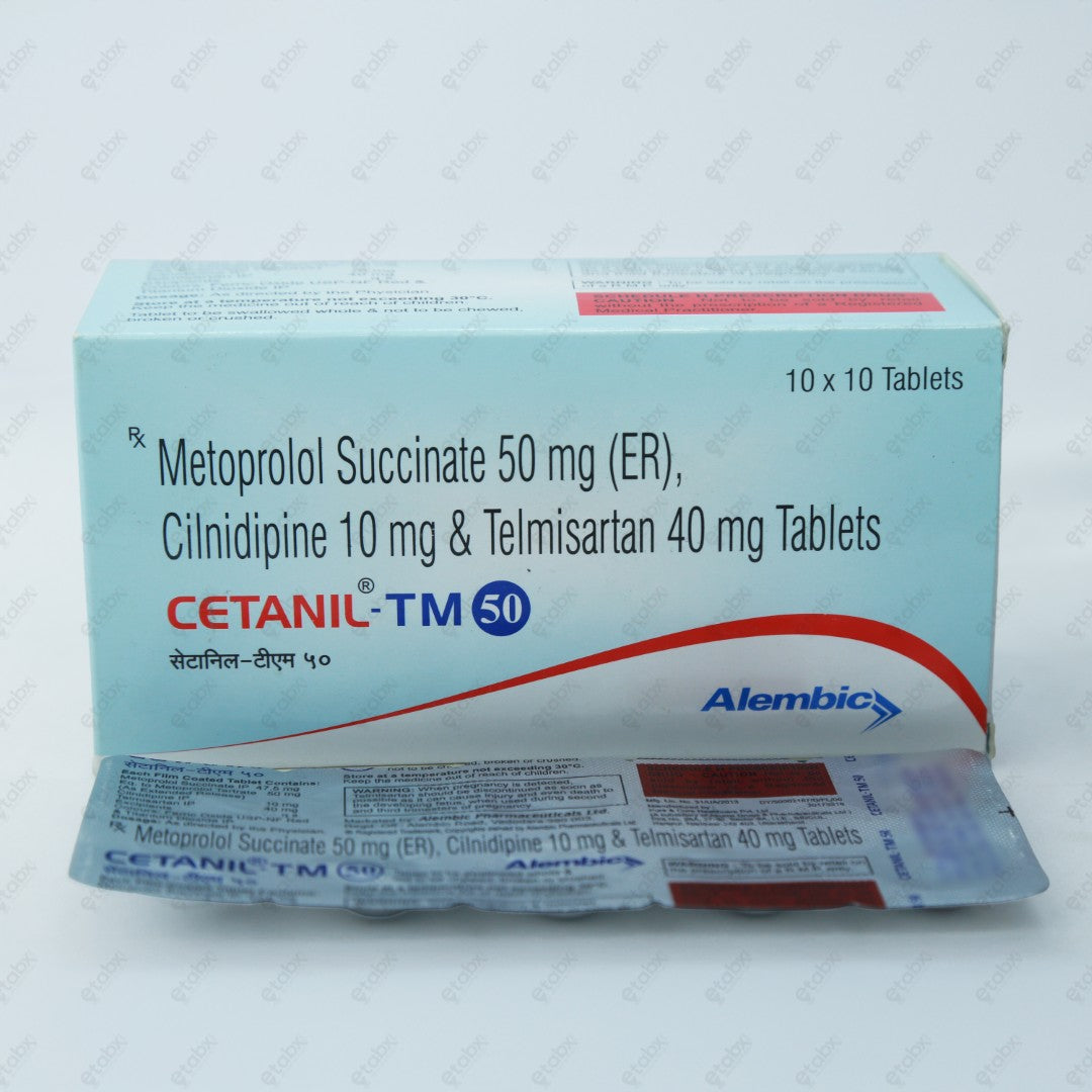 CETANIL TM 50MG Tablet 10's
