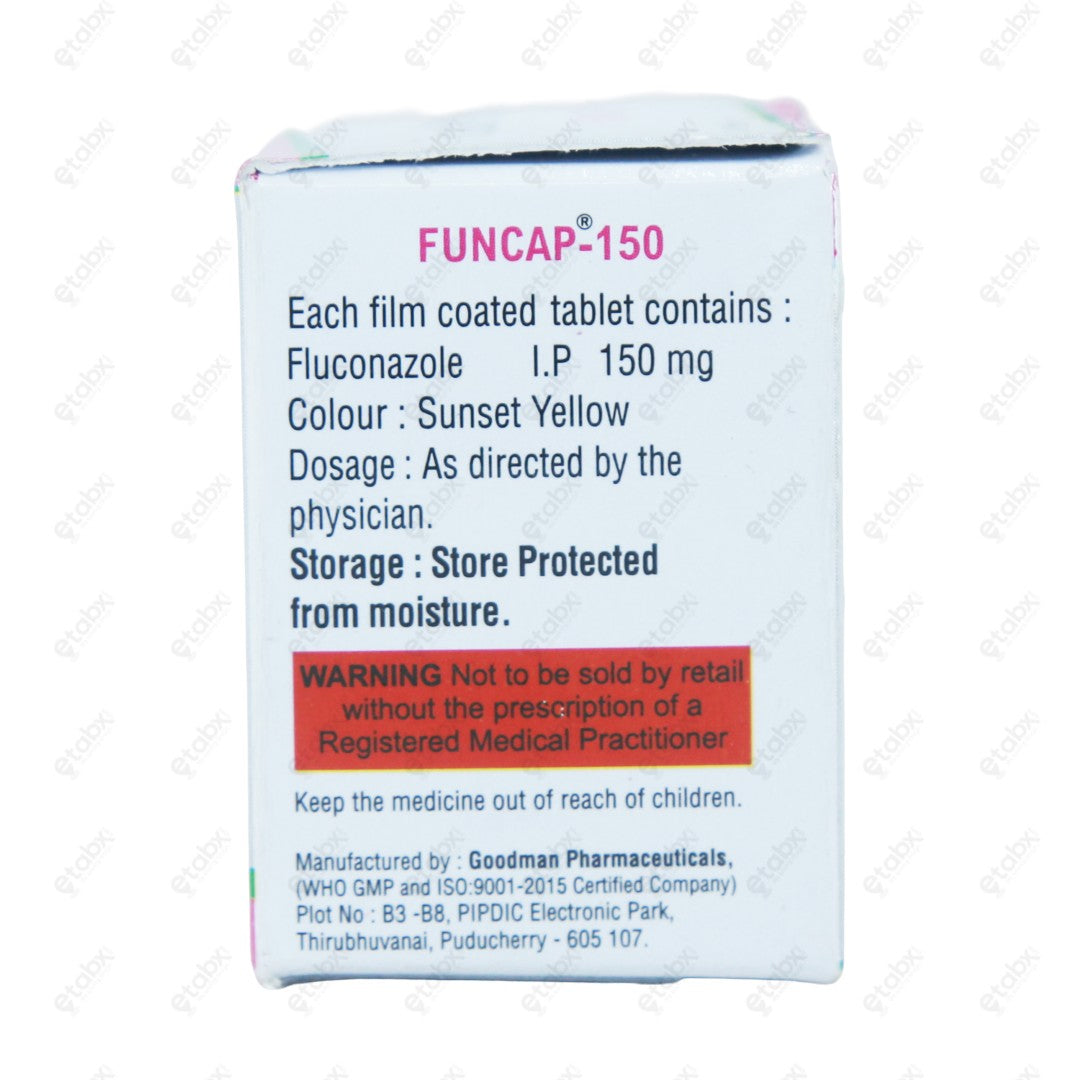 Funcap 150mg Tablet 2'S
