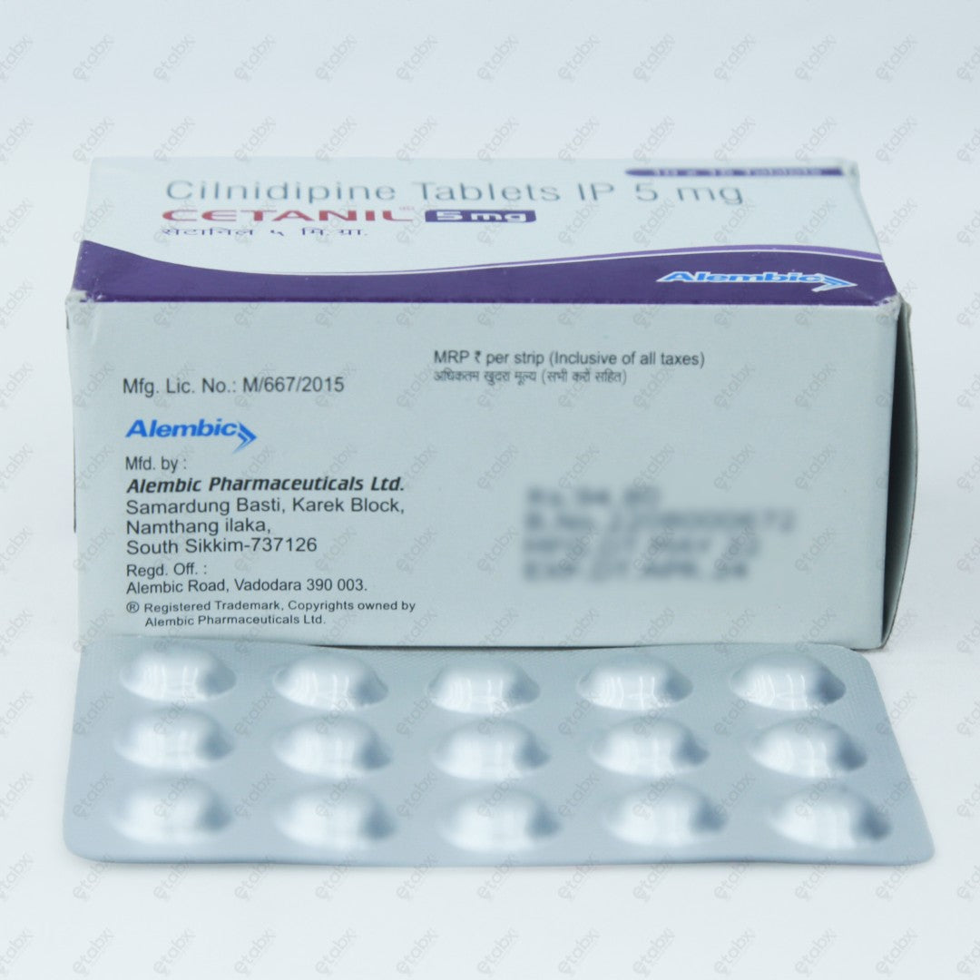CETANIL 5MG Tablets 15's