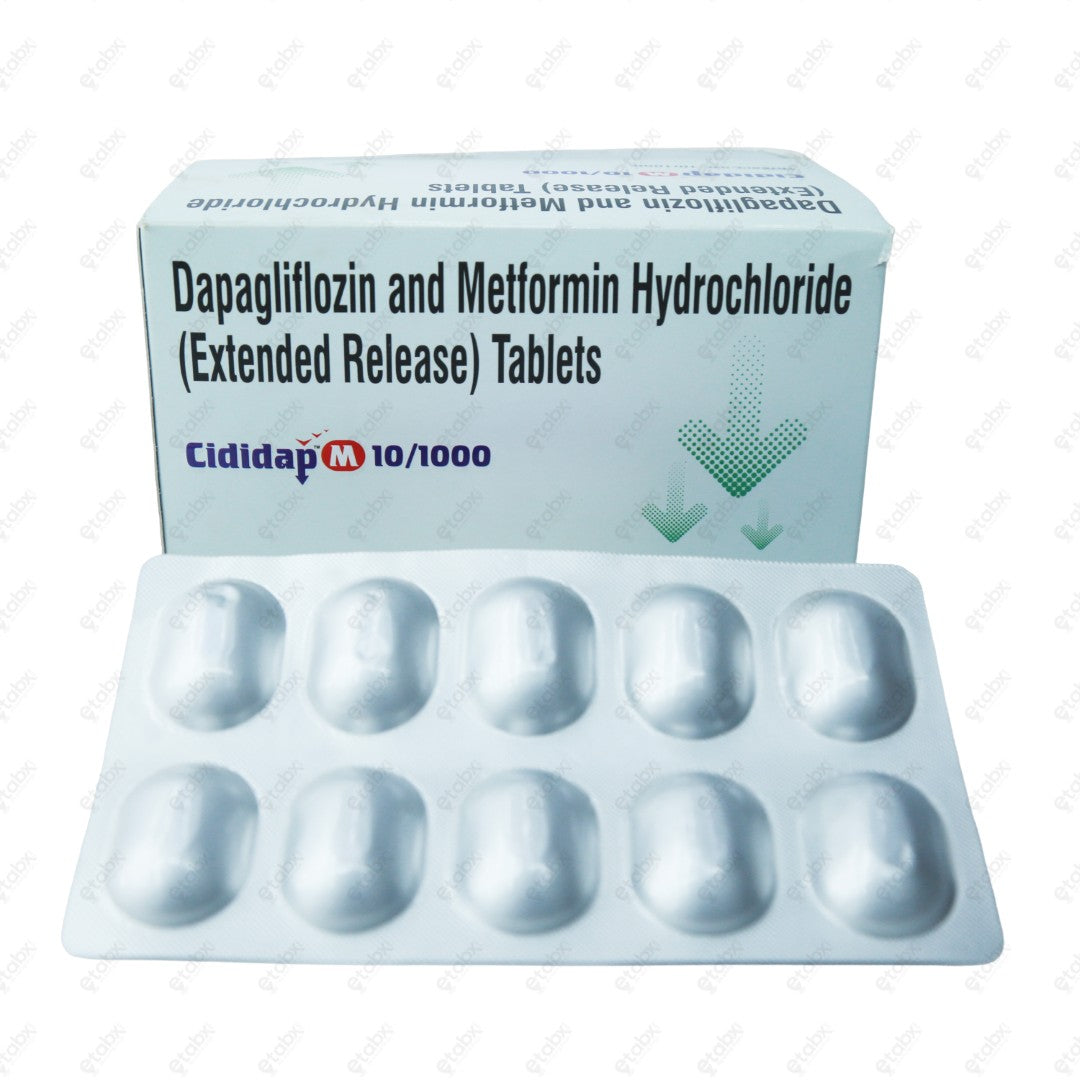 Cididap M 1000mg Tablet 10's
