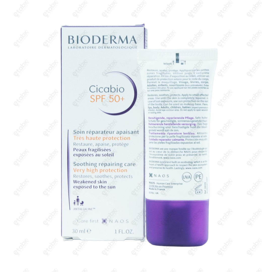 Cicabio SPF 50+ 30ML Skin Repair & High Sun Protection