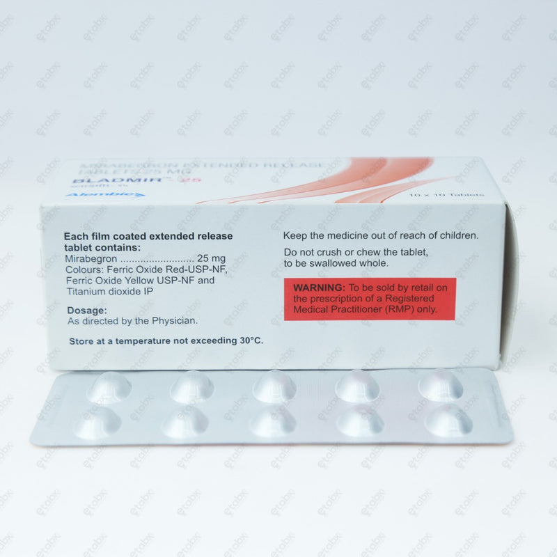 BLADMIR 25MG Tablet 10's