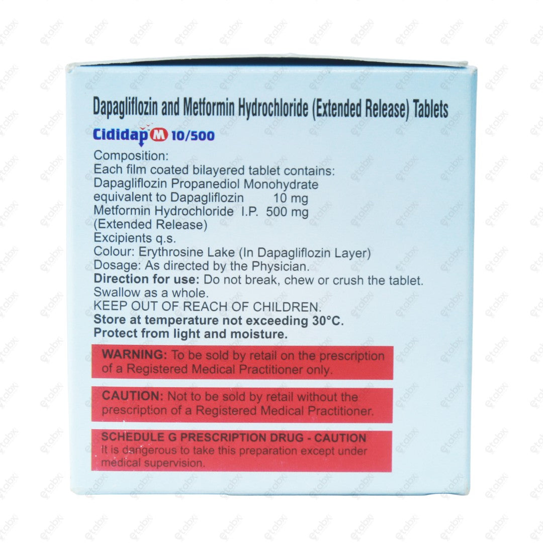 Cididap M 500mg Tablet 10's