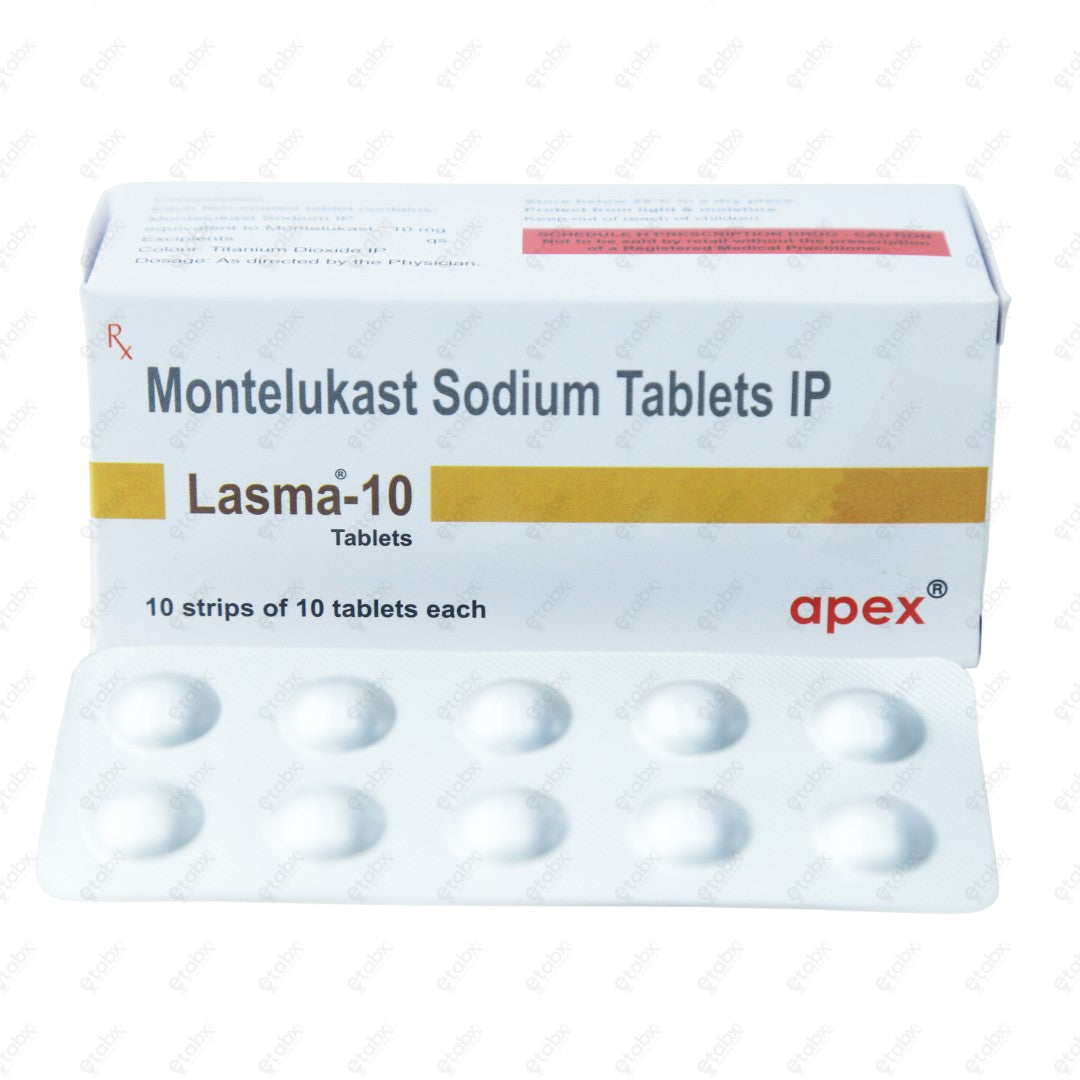 Lasma 10mg Tablet 10s