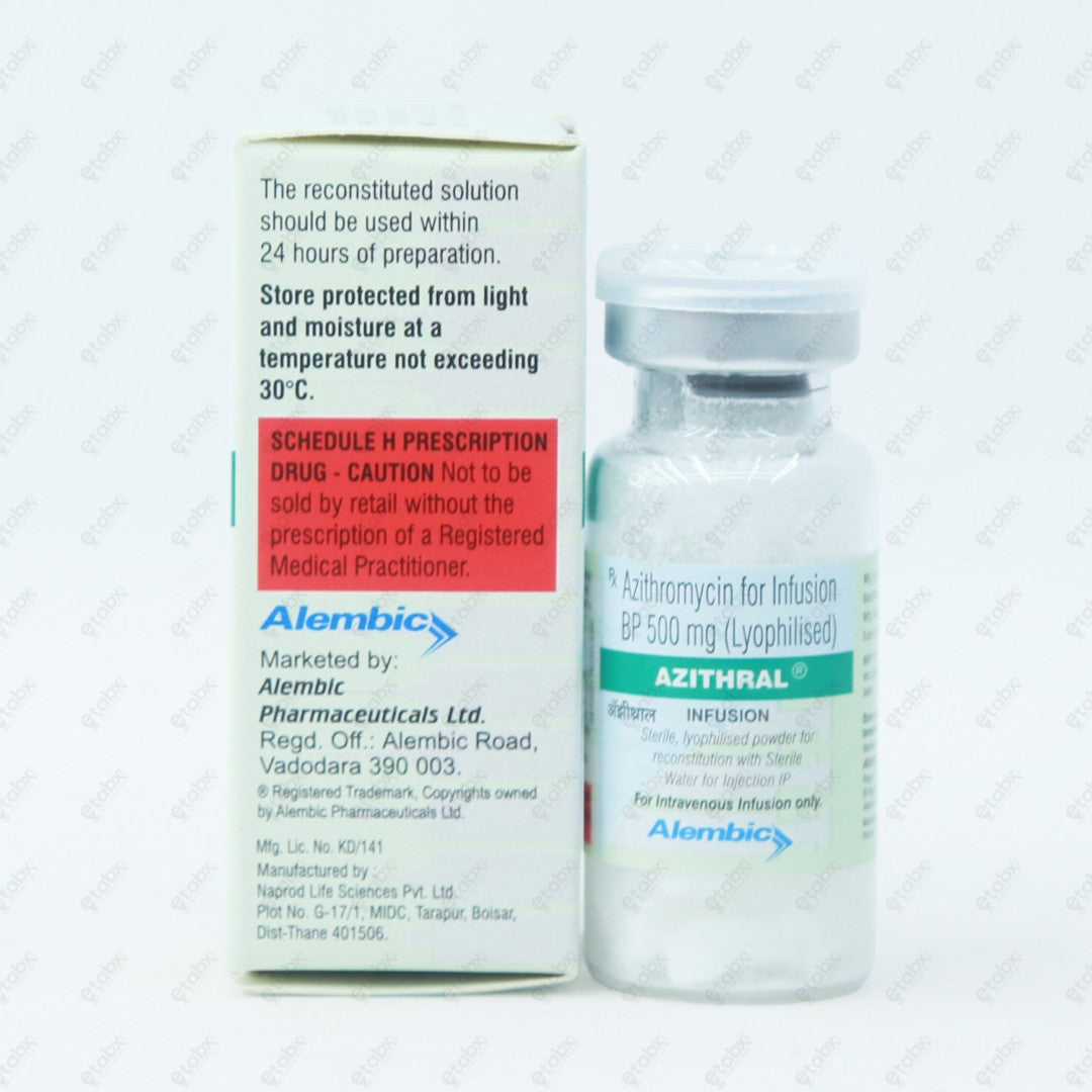 AZITHRAL Infusion 500MG