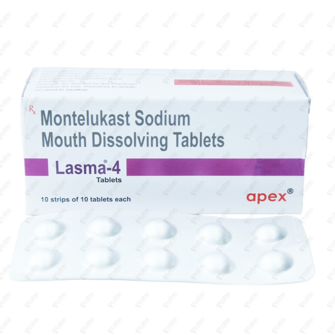 Lasma 4mg Tablets 10's
