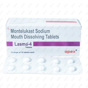 Lasma 4mg Tablets 10's