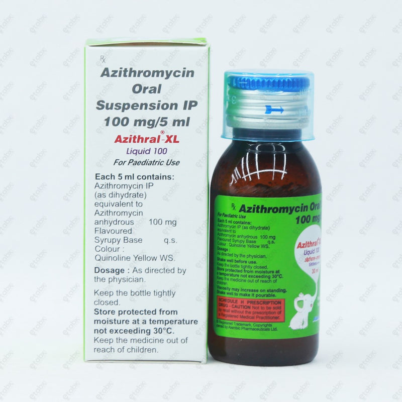 AZITHRAL XL Liquid 100MG 30ML