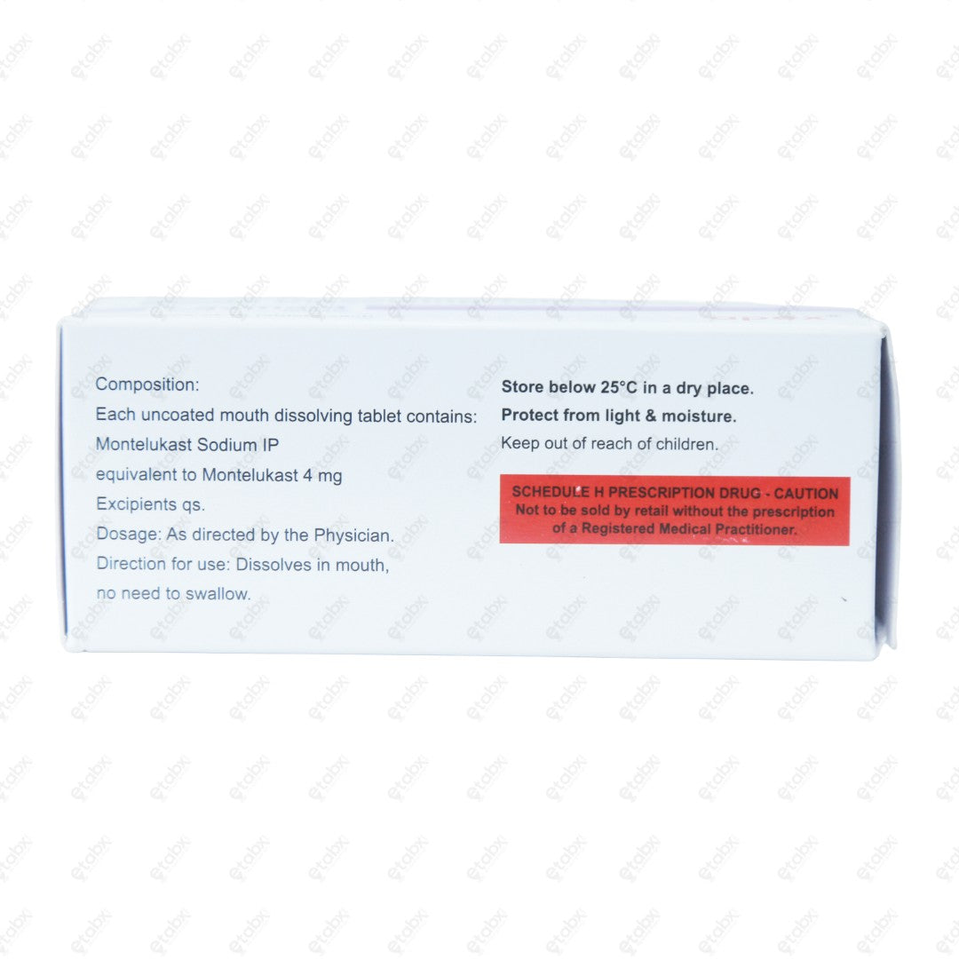 Lasma 4mg Tablets 10's