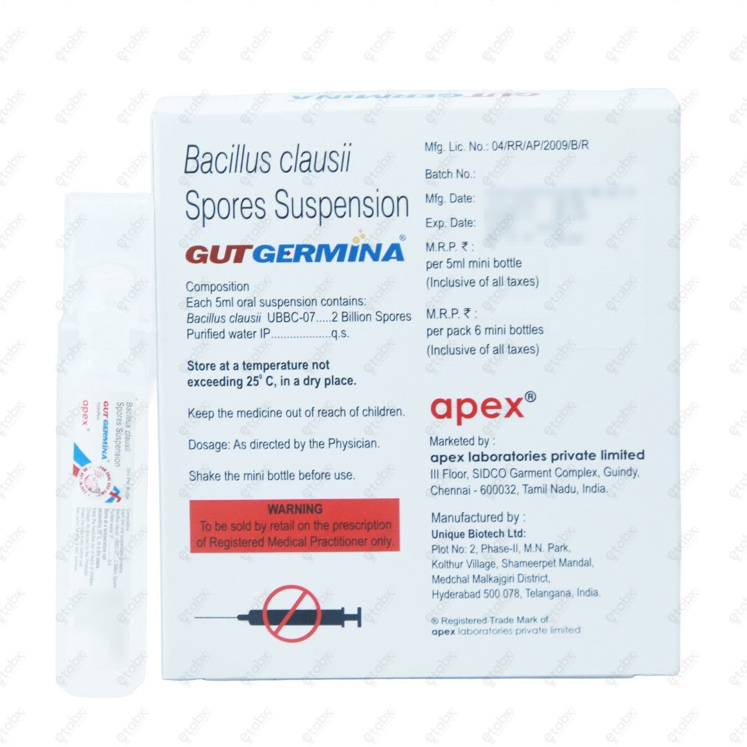 Gutgermina Oral Suspension 5ml