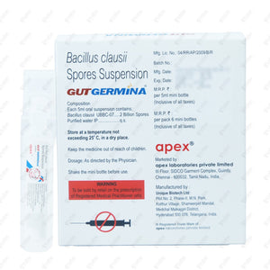 Gutgermina Oral Suspension 5ml
