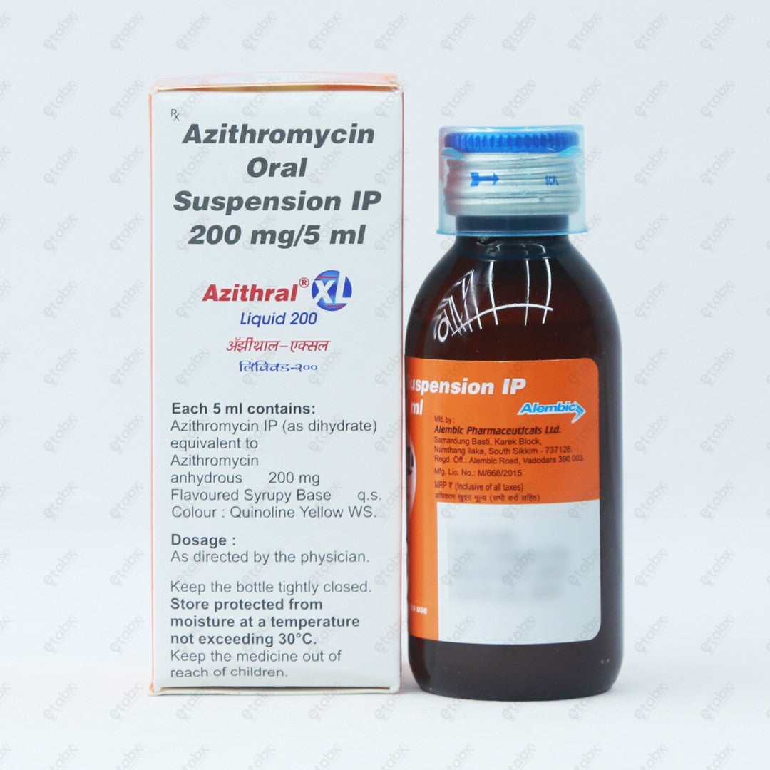 AZITHRAL XL Liquid 200mg 60ML