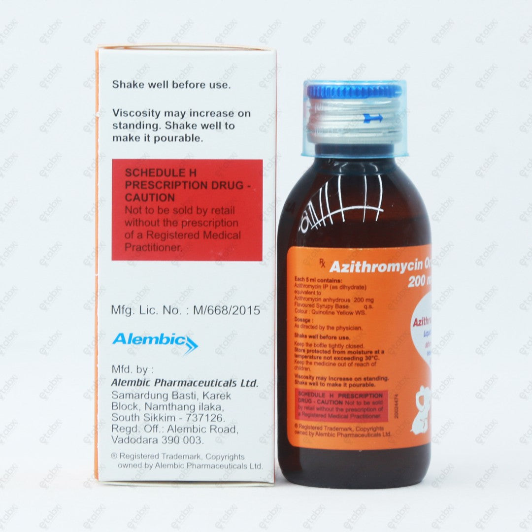 AZITHRAL XL Liquid 200mg 60ML