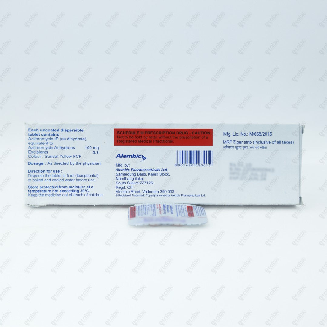 AZITHRAL KIDTAB Tablet 5's