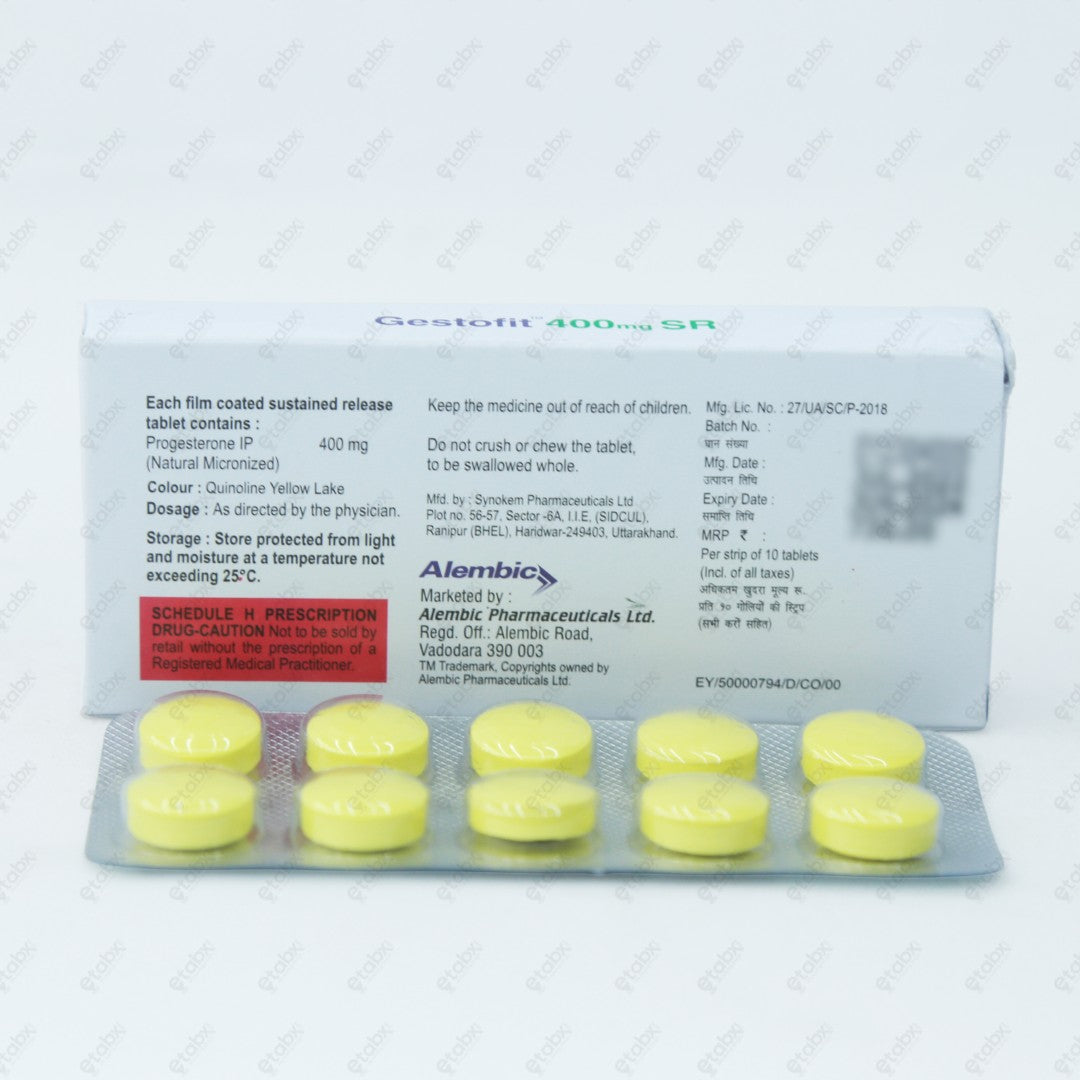 GESTOFIT SR 400MG Capsules 10's