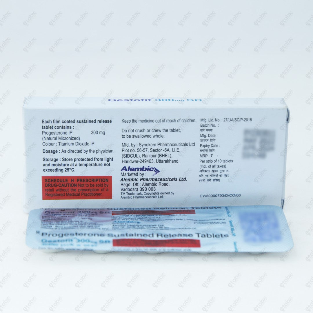GESTOFIT SR 300MG Tablets 10's