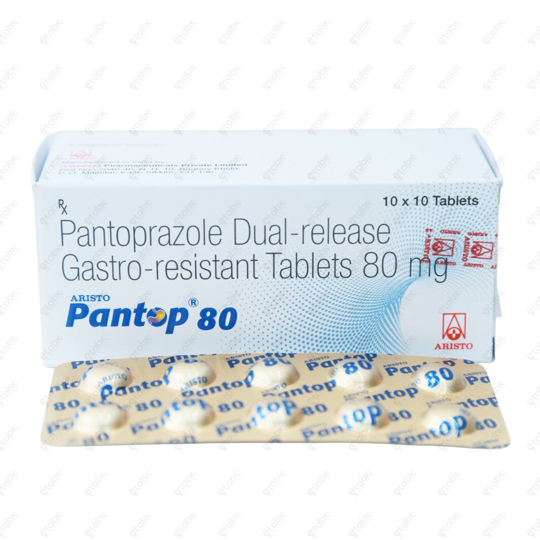 Pantop 80mg Tablet 10's