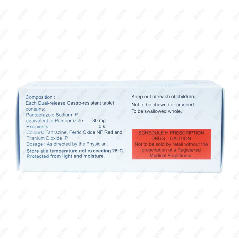 Pantop 80mg Tablet 10's