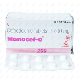 Monocef O 200mg Tablet 10's