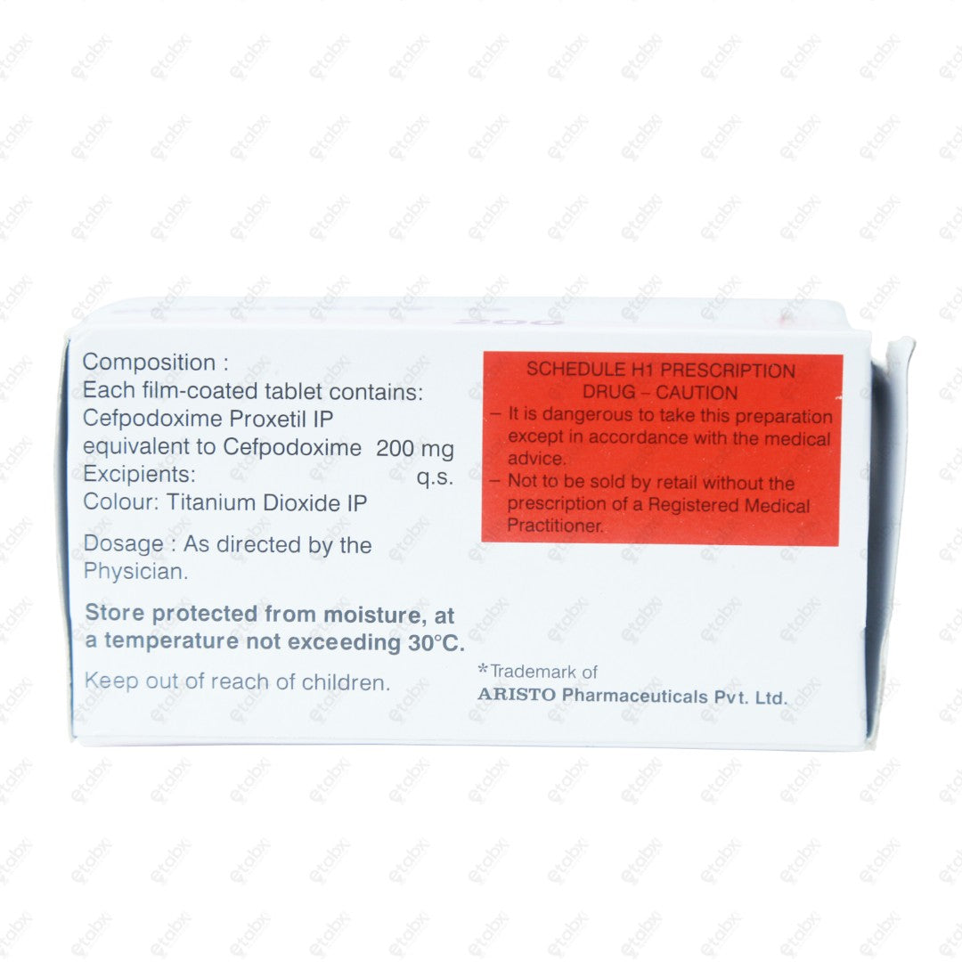 Monocef O 200mg Tablet 10's