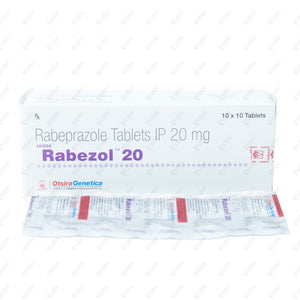 Rabezol 20mg Tablets 10'S