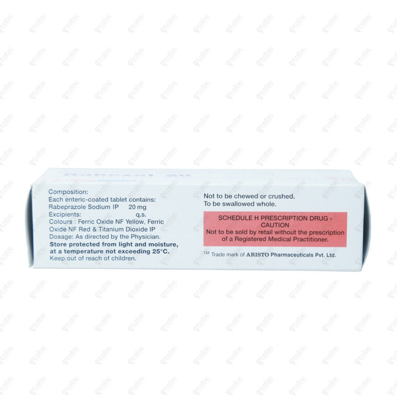 Rabezol 20mg Tablets 10'S