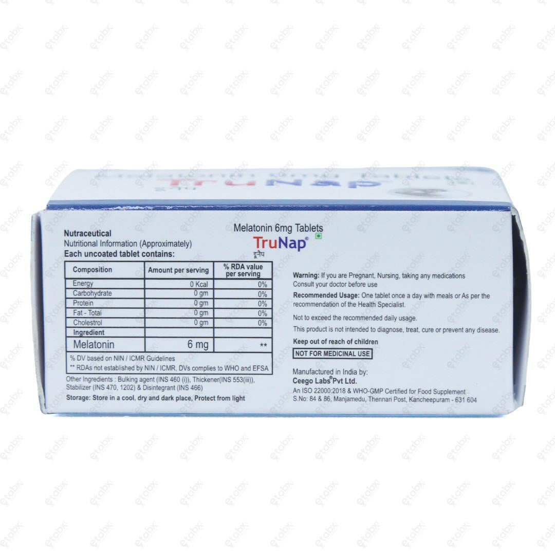 Trunap Tablets 10's