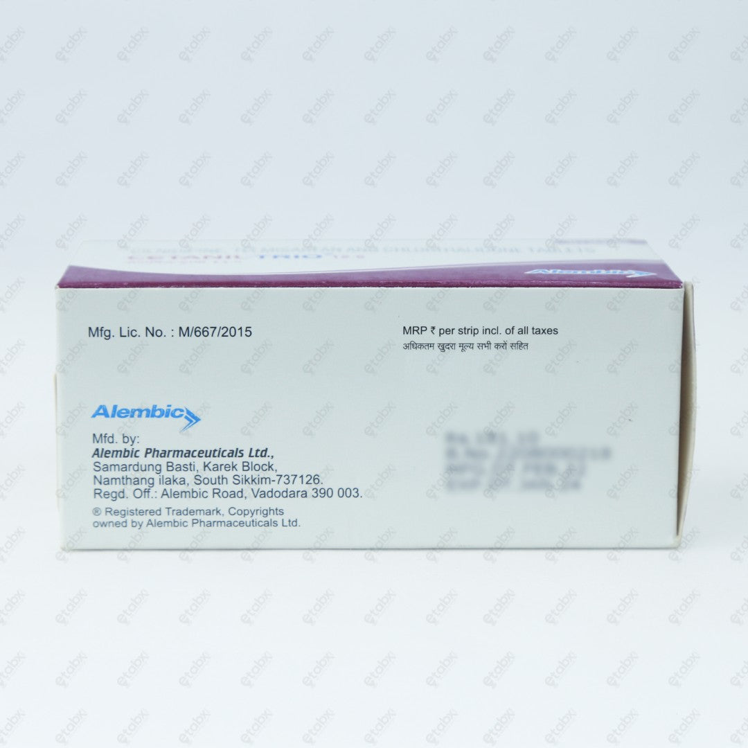 CETANIL TRIO 12.5MG Tablets 10's