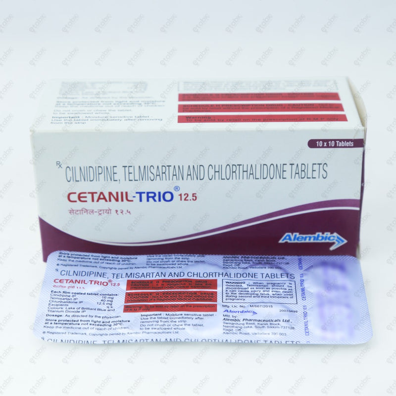 CETANIL TRIO 12.5MG Tablets 10's