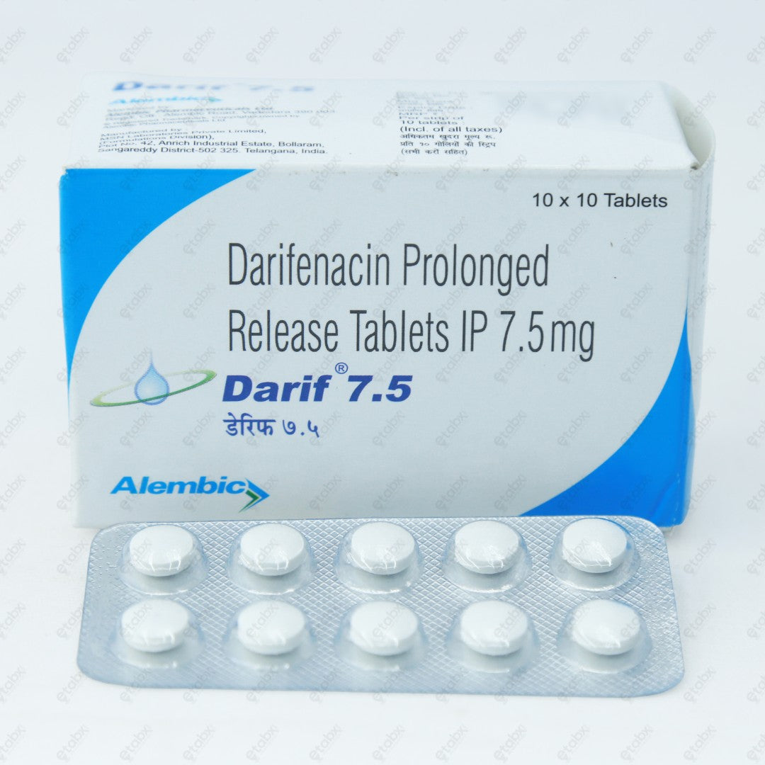 DARIF 7.5MG Tablets 10's