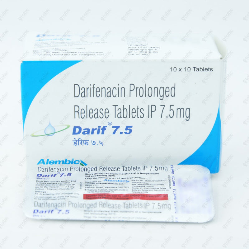 DARIF 7.5MG Tablets 10's