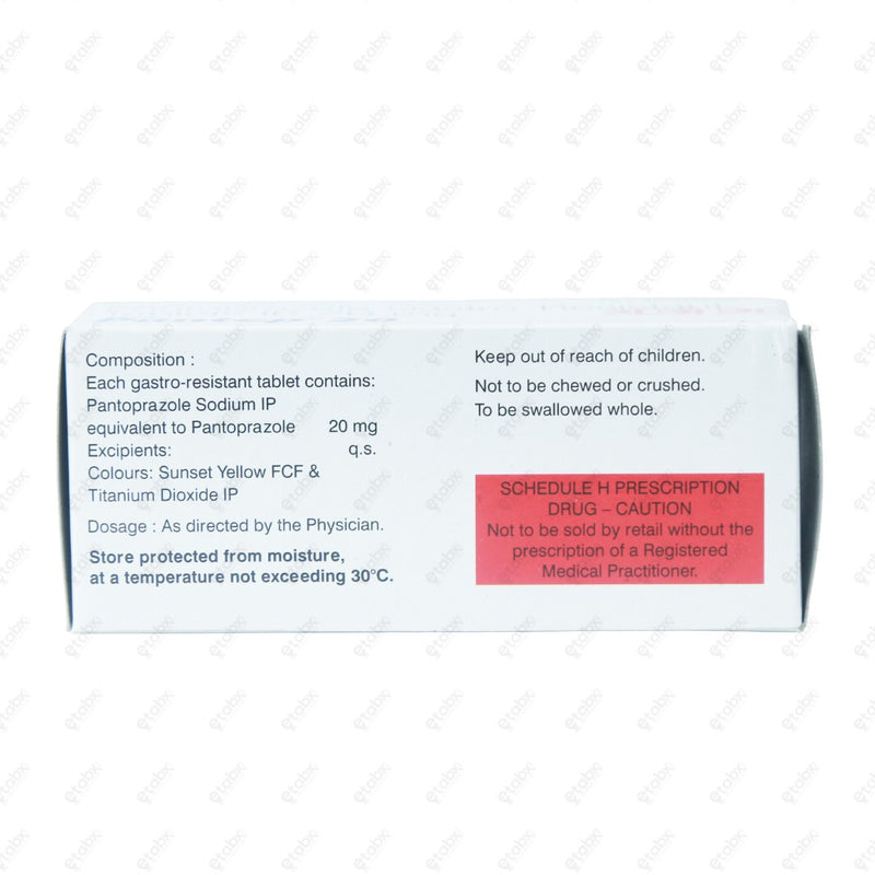 Pantop 20mg Tablet 10's