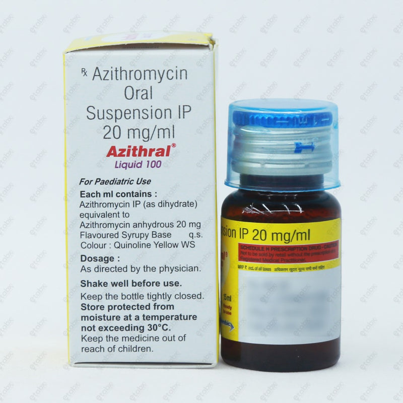 AZITHRAL 100MG Suspension 15ML