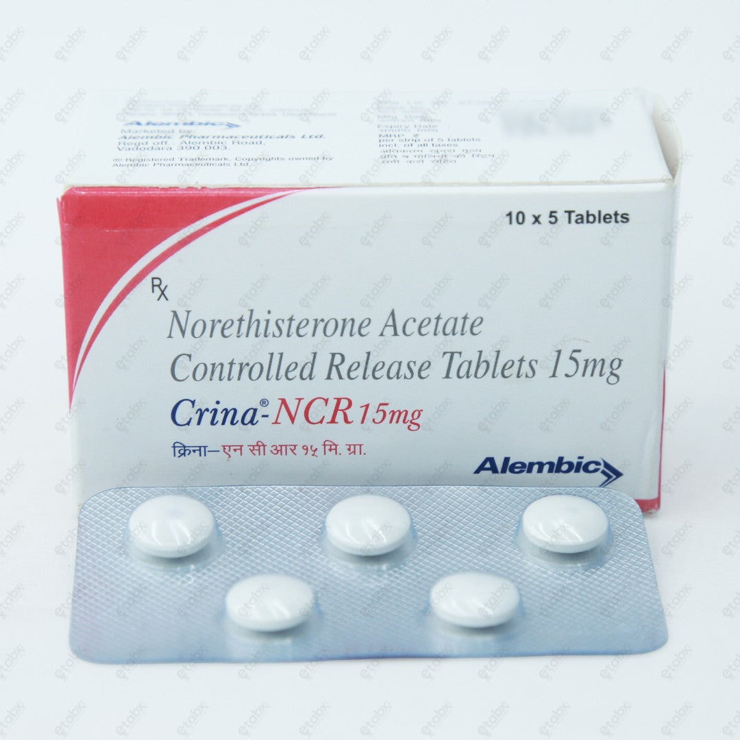 CRINA NCR 15MG Tablets 5's
