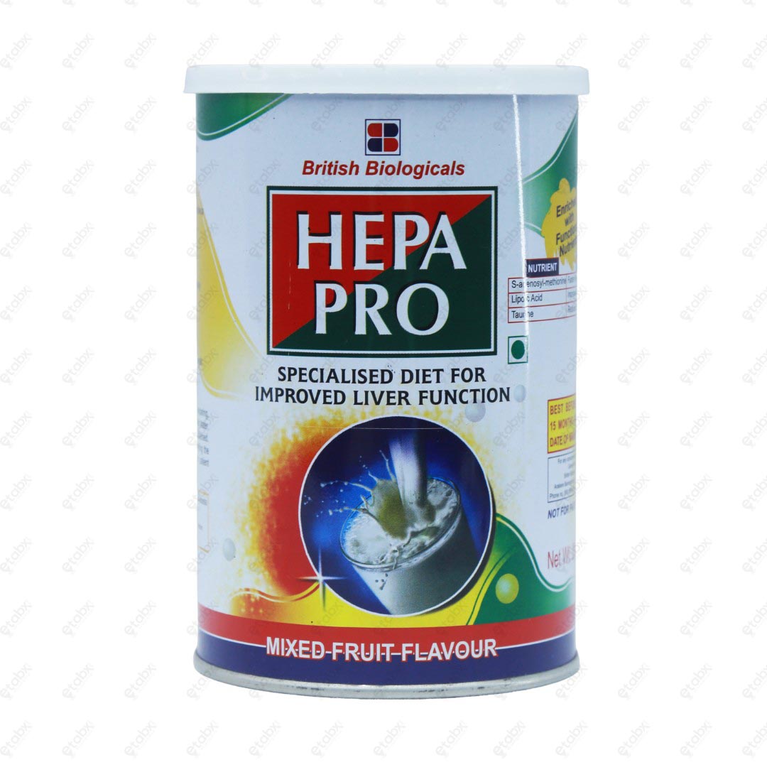 Hepa Pro Powder 200gm Mixed Fruit Flavour