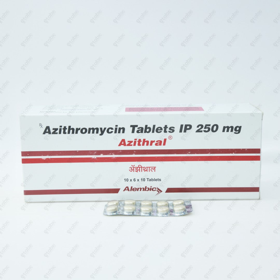 Azithral 250mg Tablet 10's