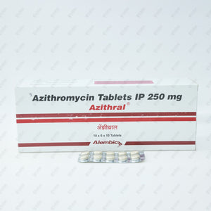 Azithral 250mg Tablet 10's