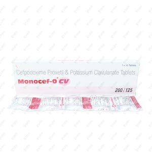 Monocef O CV 200mg Tablet 10's