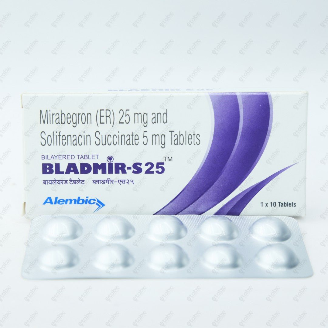 BLADMIR S 25MG Tablet 10's