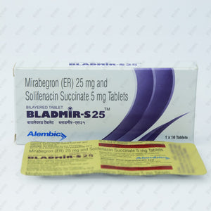 BLADMIR S 25MG Tablet 10's