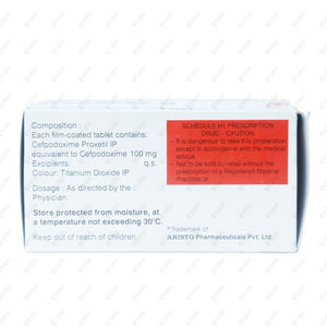 Monocef O 100mg Tablet 10's
