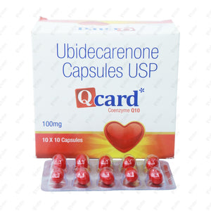 Qcard 100mg Capsules 10's