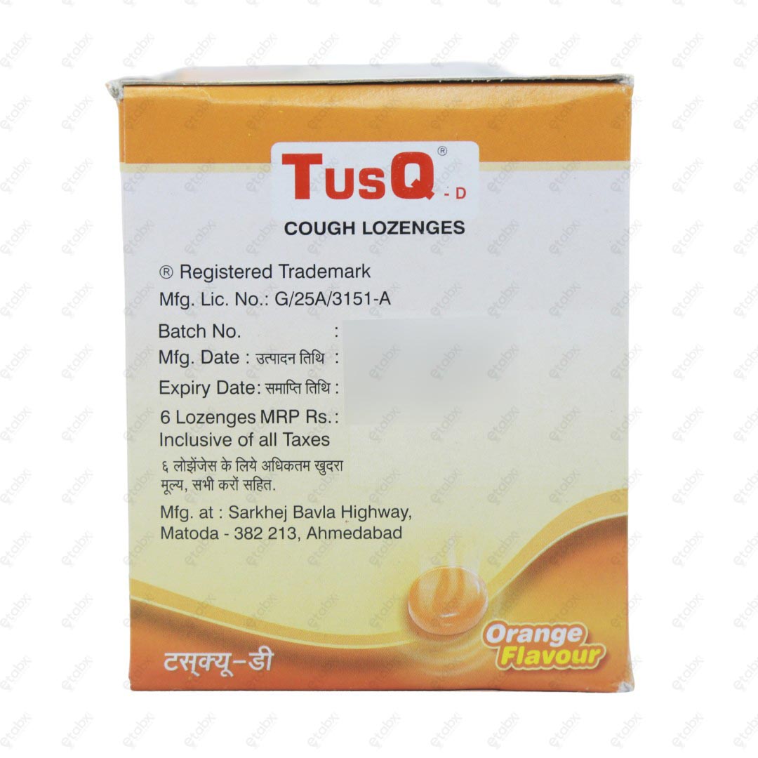 Tusq D Lozenges 6's