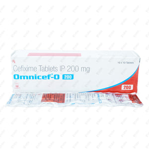Omnicef O 200mg Tablet 10's