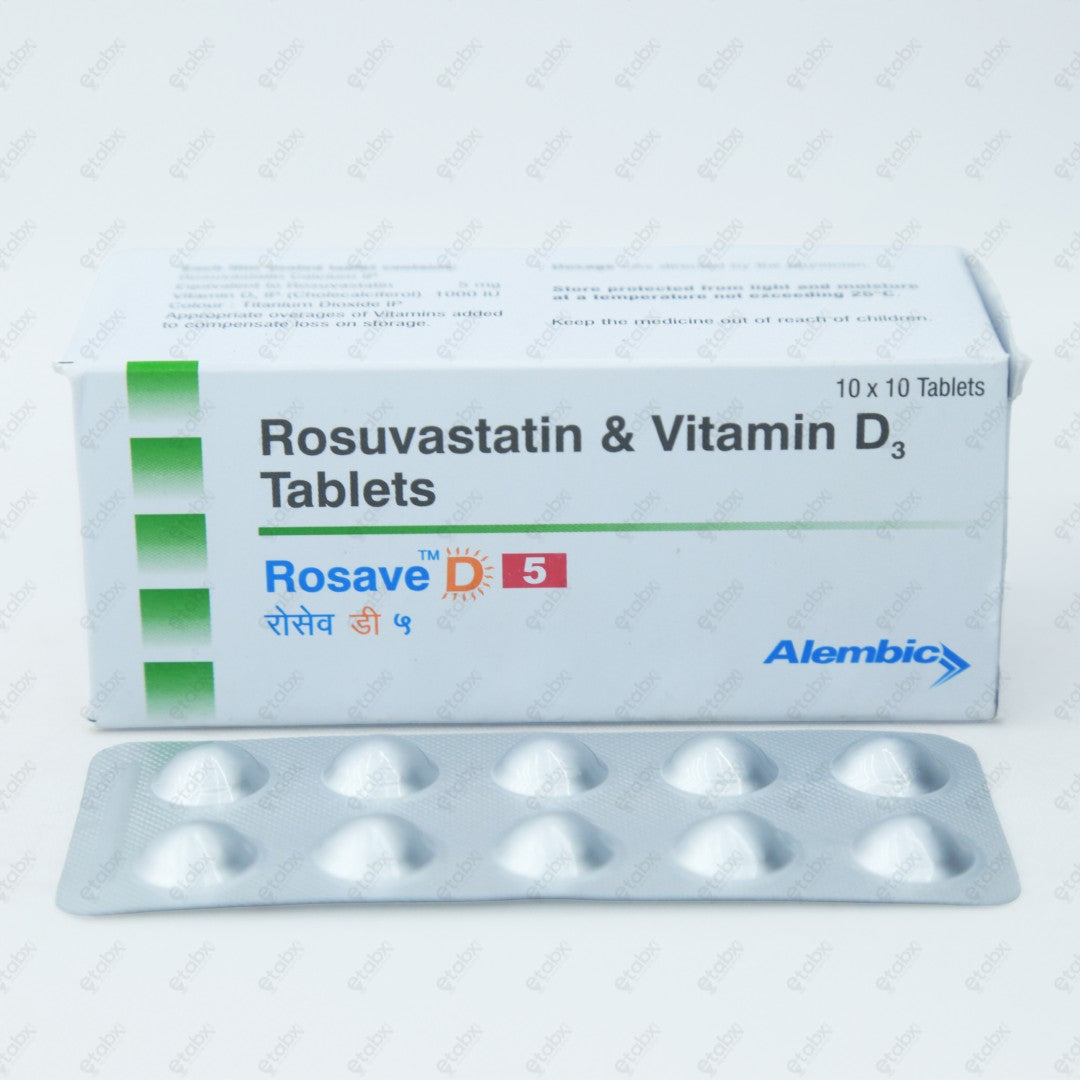 ROSAVE D 5MG Tablets 10's